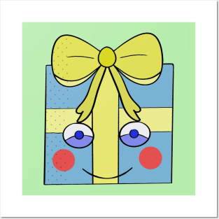 Cute gift box Posters and Art